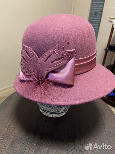 Шляпа фетровая женская