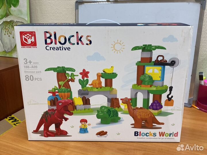 Конструктор 80дет совместим с lego duplo