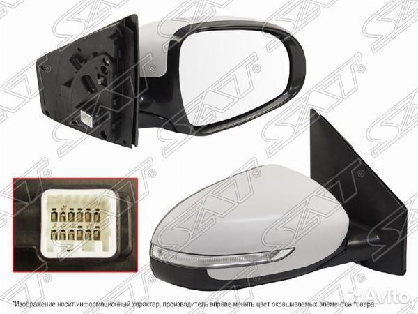 Зеркало KIA sportage IV 16-22 RH регулировка, поворот 5 контактов