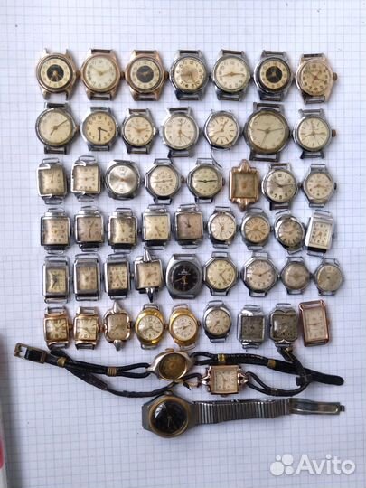 Часы женские СССР. 50 - 60 е. годы. 42 шт