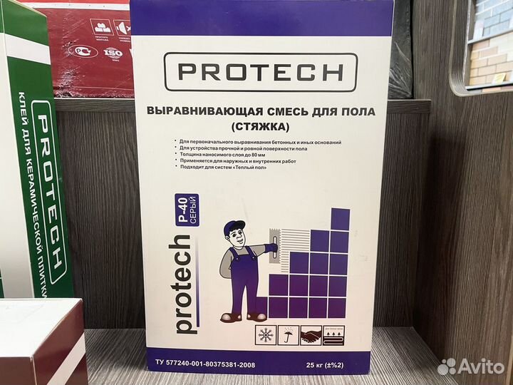 Protech Р-40 Выравнивающая смесь для пола (Стяжка)