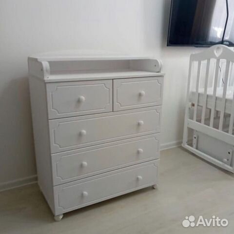 Комод 80/5 мдф Белый. Новый в упаковке
