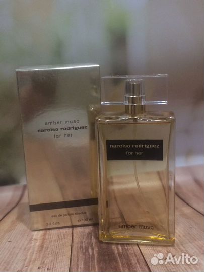 Narciso rodriguez amber musk for her 100 ml духи