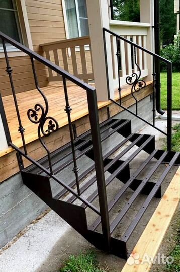 Металлокаркас для лестницы 