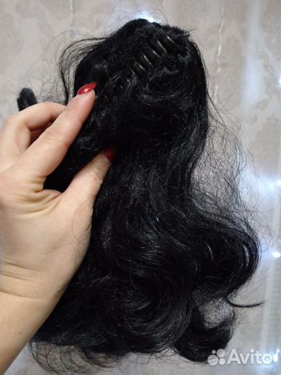 Хвост шиньон на крабе