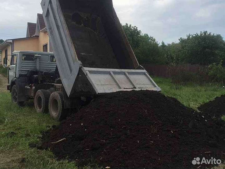 Чернозем грунт плодородный земля (10 куб м)