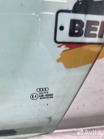 Стекло двери переднее левое Audi A6 Allroad 4G