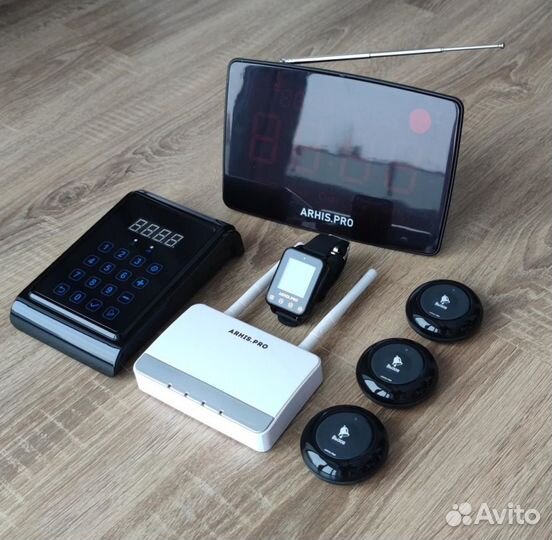 Кнопка вызова официанта,часы, табло, пульт, репите