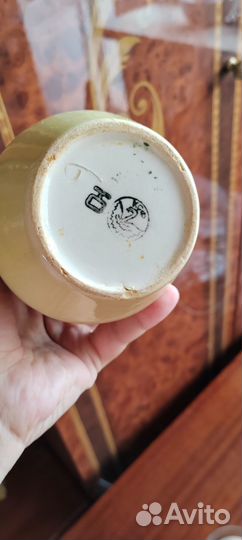 Ваза, крынка, блюдо, ложки деревянные