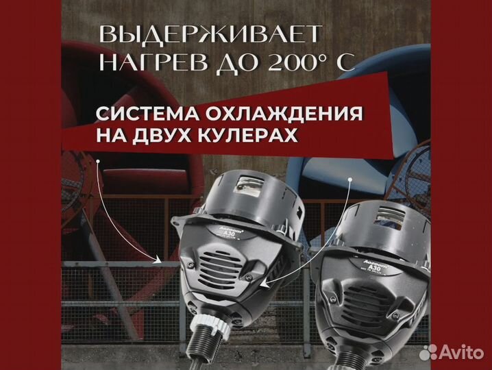 Bi LED линзы Аузум A30