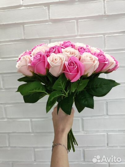 Роза из мыла