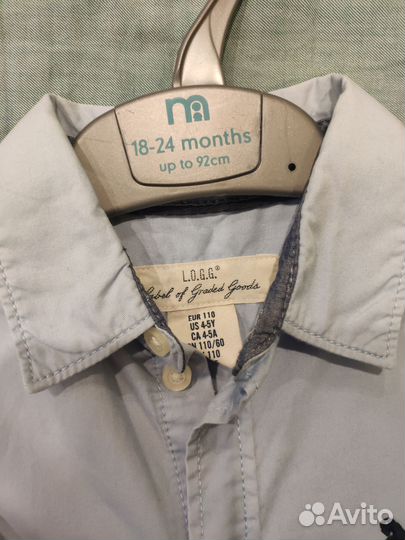 Рубашка детская H&M 110