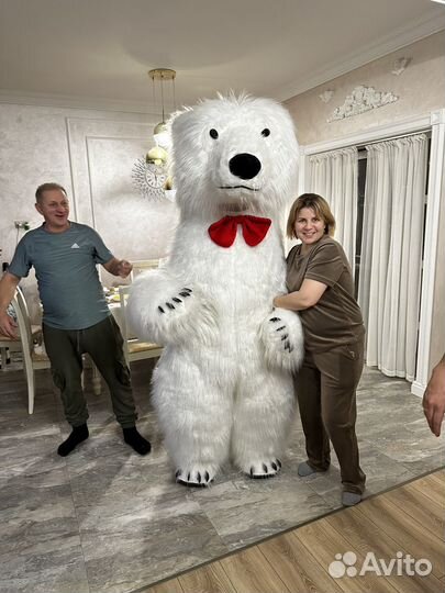 Поздравление от белого медведя