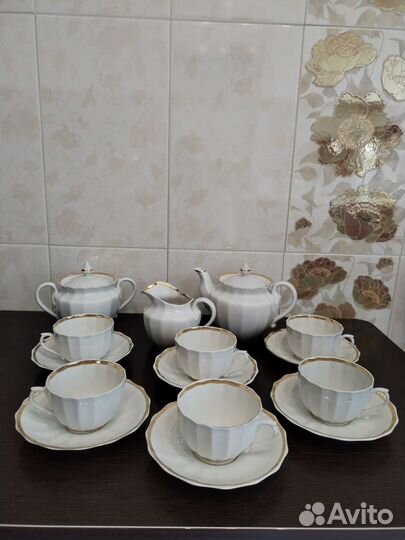 Золотая лента- чайный сервиз из 70-х