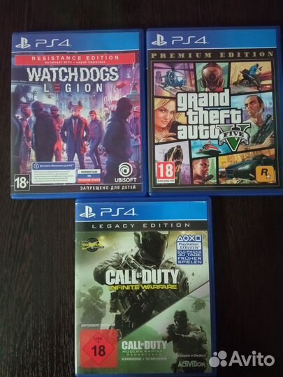 Игры для приставки PS4