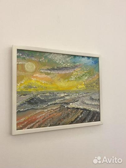 Картина маслом на холсте пейзаж