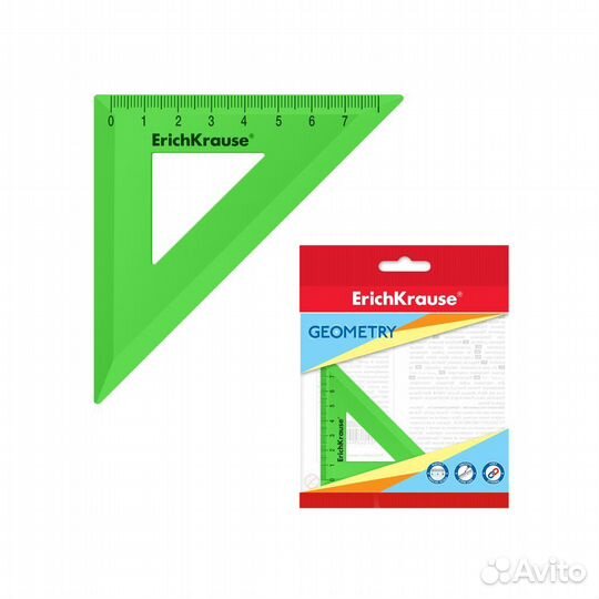 Угольник ErichKrause Neon Solid 45/7см 57876