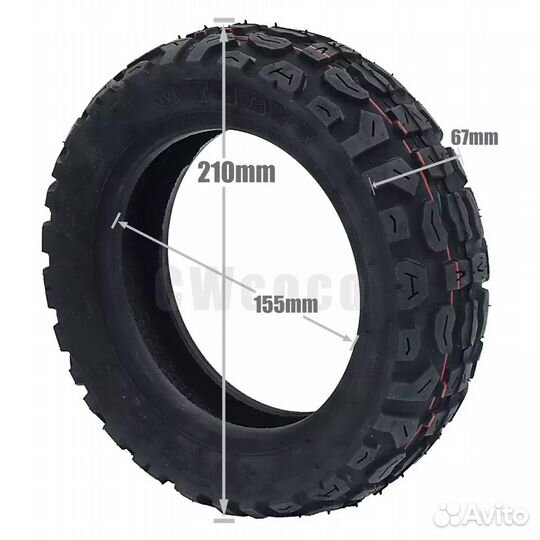Покрышка внедорожная для Kugoo M4/M4Pro 10x3.0