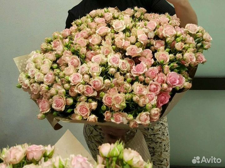 Цветы розы букет