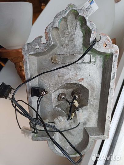 Бра СССР металл, плафоны новые