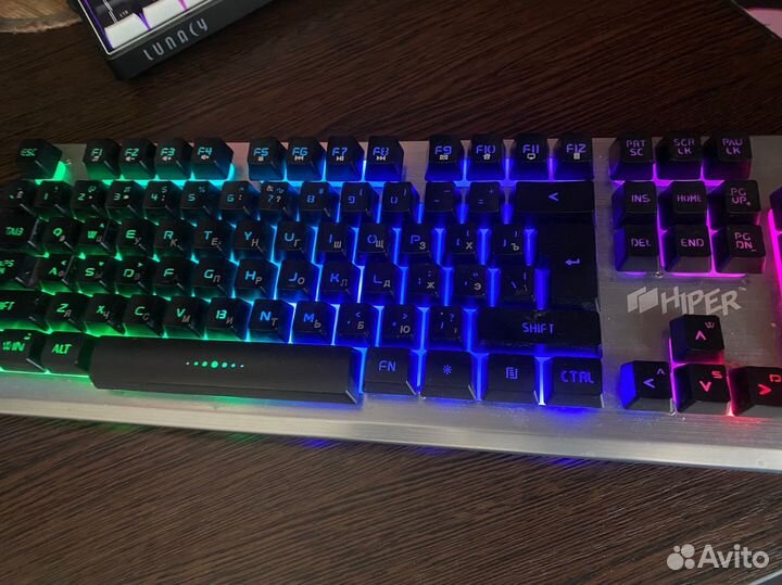 Игровая клавиатура hiper gk-6 sturmer б-у