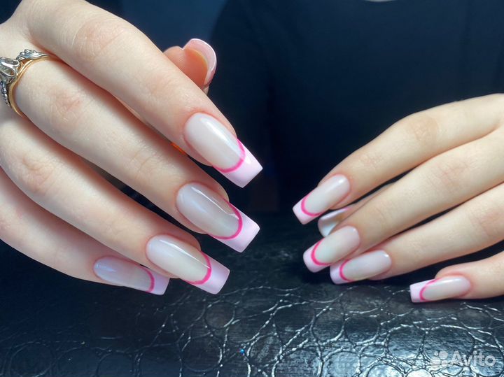 Моделирование и наращивание ногтей, гель лак, гель
