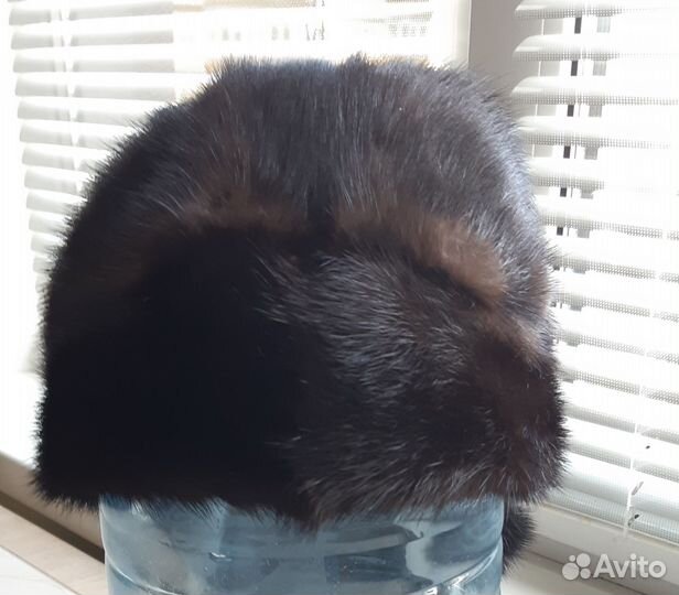 Шапка зимняя норковая мягкая, новая