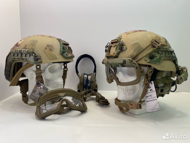 Военный шлем тактический Spartan armor комплект