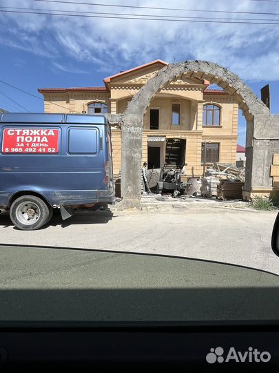 Полусухая стяжка пола за 1 день