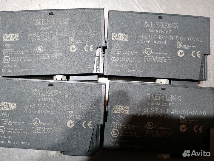 Модуль дискретноговвода siemens 6ES7131-4BD01-0AA0