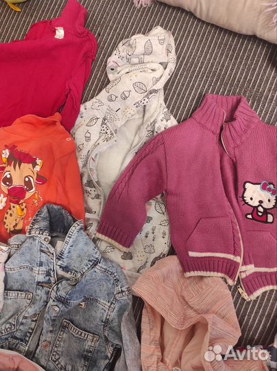 Вещи на девочку 86 92 пакетом