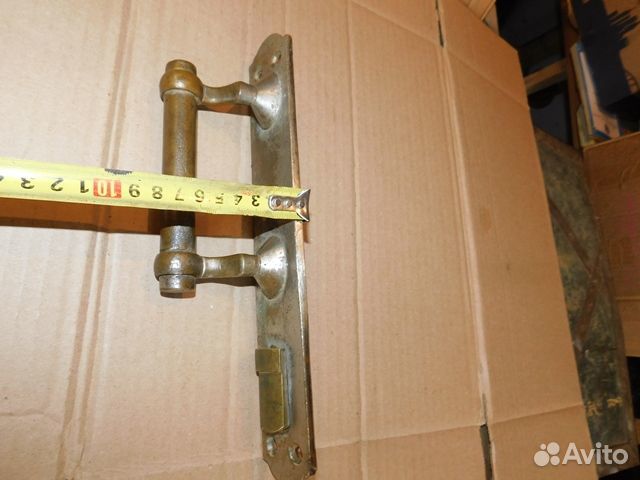 Антикварная,дверная ручка с усадьбы фабриканта