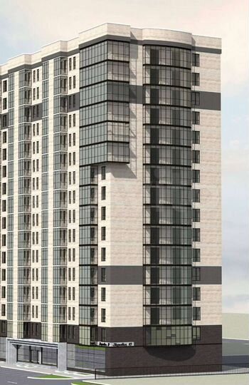 1-к. квартира, 46 м², 6/10 эт.