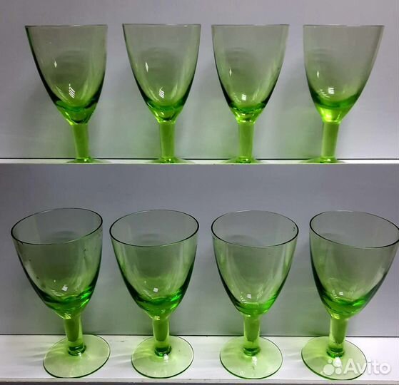Бокалы цветное стекло СССР