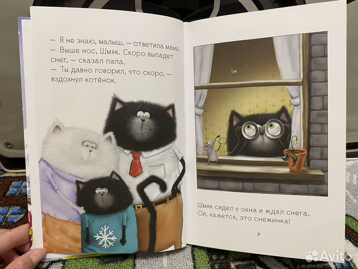 Книга Котенок Шмяк Падай, снежок