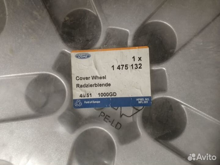 Колпаки на Ford оригинал 4M51 1000GD