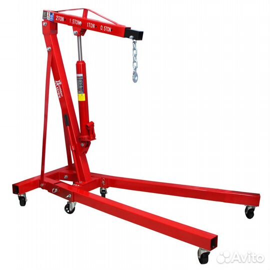 Кран гаражный гидравлический 2 т складной гусак