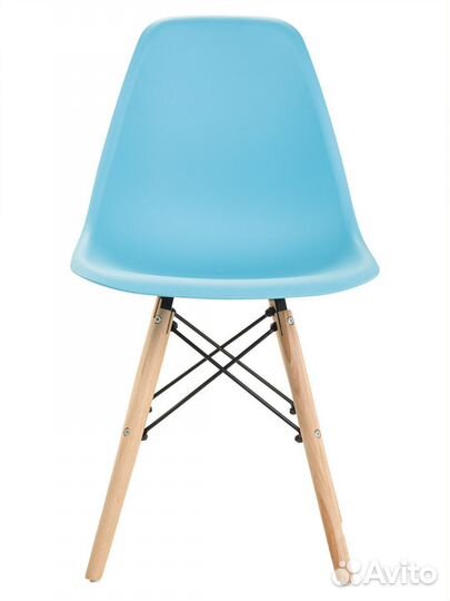 Стул в стиле eames DSW, голубой