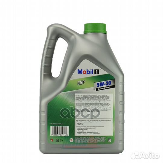 Mobil 1 ESP Formula 5W30 C2. C3. SN/CF Масло мо