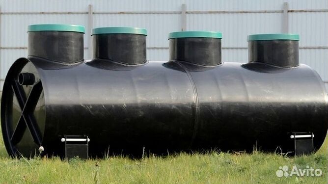 Септик без откачки под ключ + монтаж