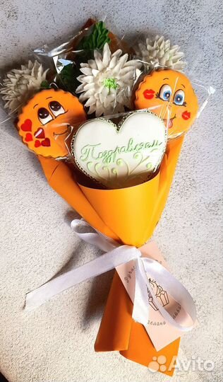 Пряники, Пряничный букет, Пряники на заказ