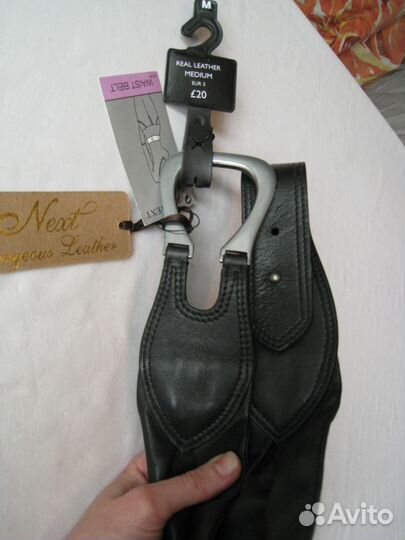 Ремни кожаные новые