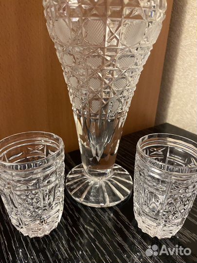 Штофы и графины-хрусталь