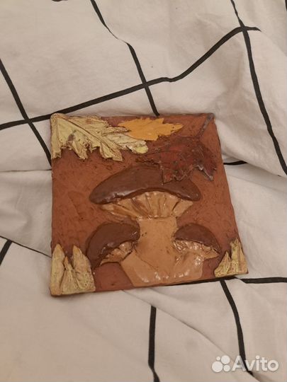 Грибы. Керамическое изделие