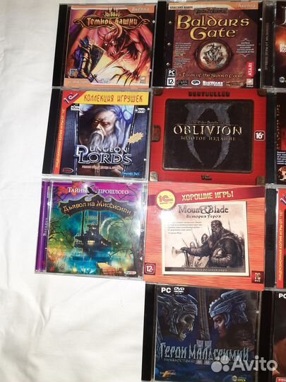 Компьютерные игры (б/у, 22 игры, жанр: RPG/Quest)