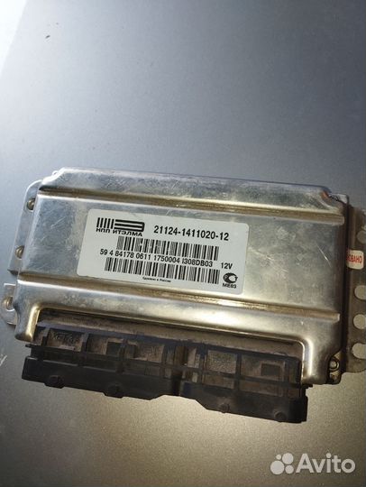 Эбу мозги ваз 21124-1411020 16кл