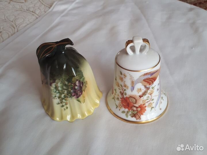 Колокольчики Германия Кайзер и Япония фарфор