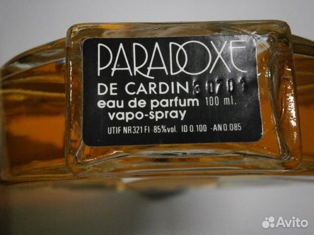 Paradoxe Pierre Cardin 100 ml. vapo spray 83 год
