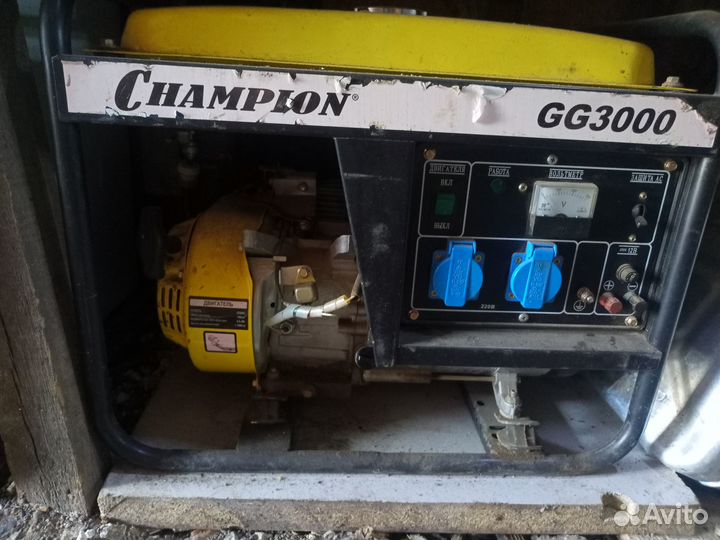 Генератор champion GG 3000