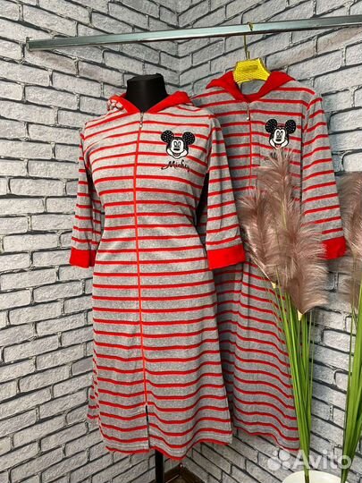 Халат велюровый женский новый